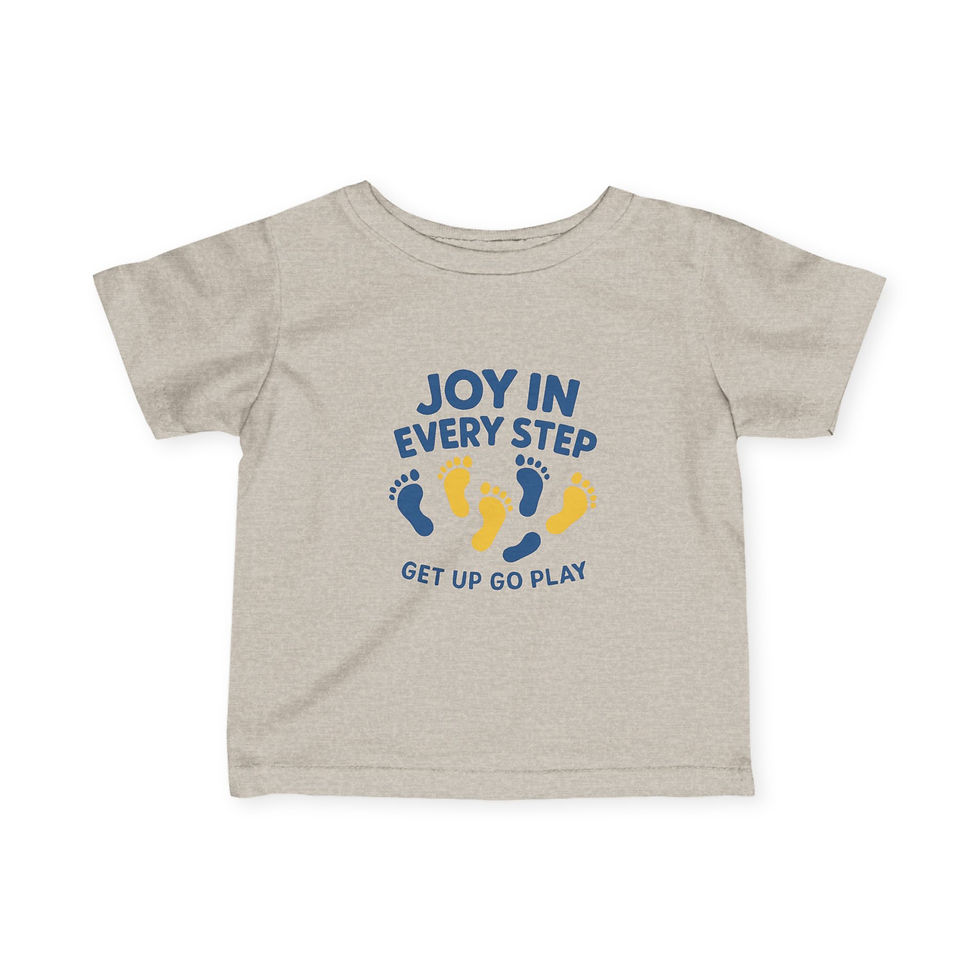 Thumbnail: Joy In Every Step - | Infant Tee, Awareness, Fundraising, 6M-24M
