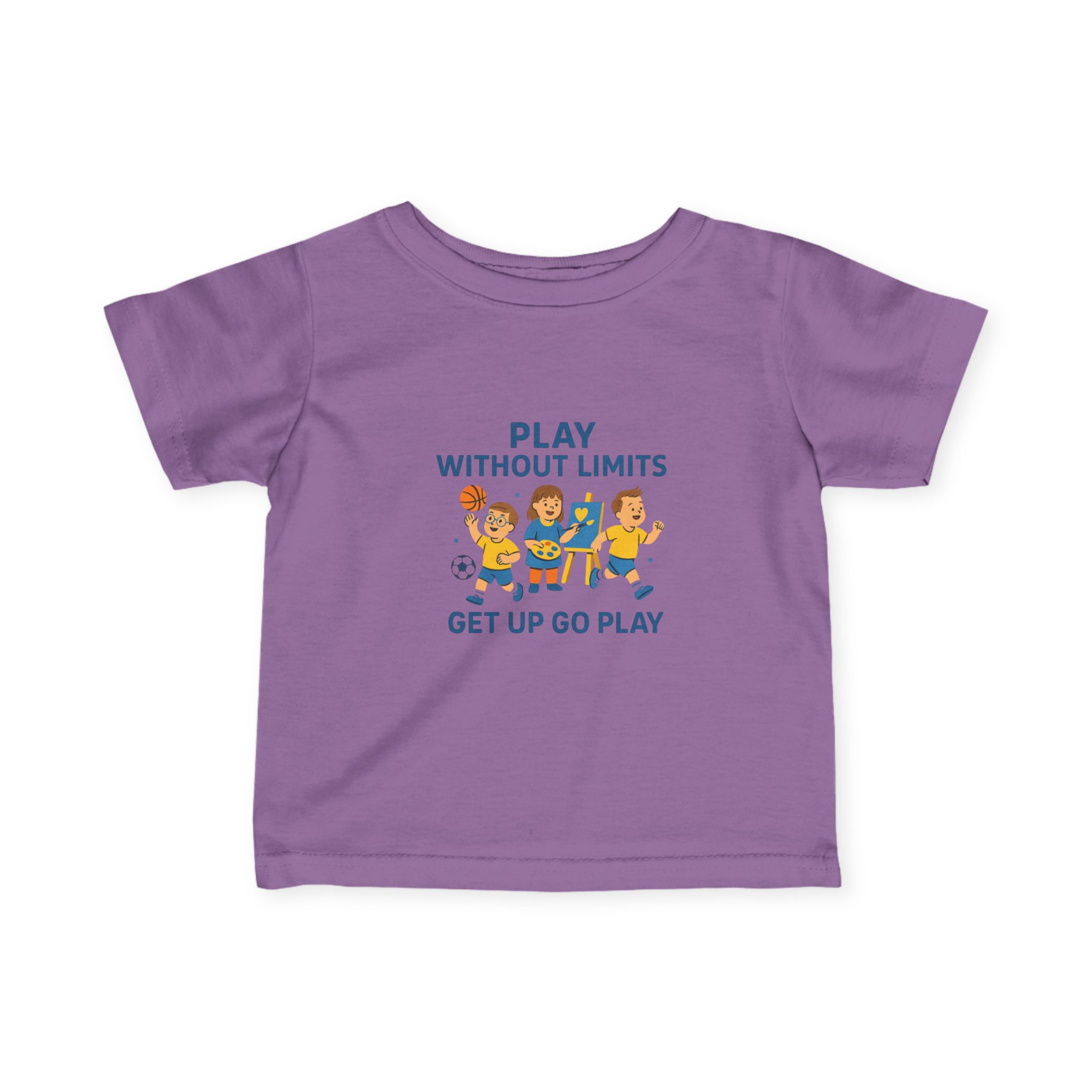 Play Without Limits - | Infant Tee, Special Needs Awareness, 6M-24M