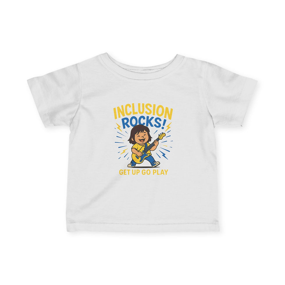 Thumbnail: Inclusion Rocks - | Infant Tee, Awareness, Fundraising, 6M-24M