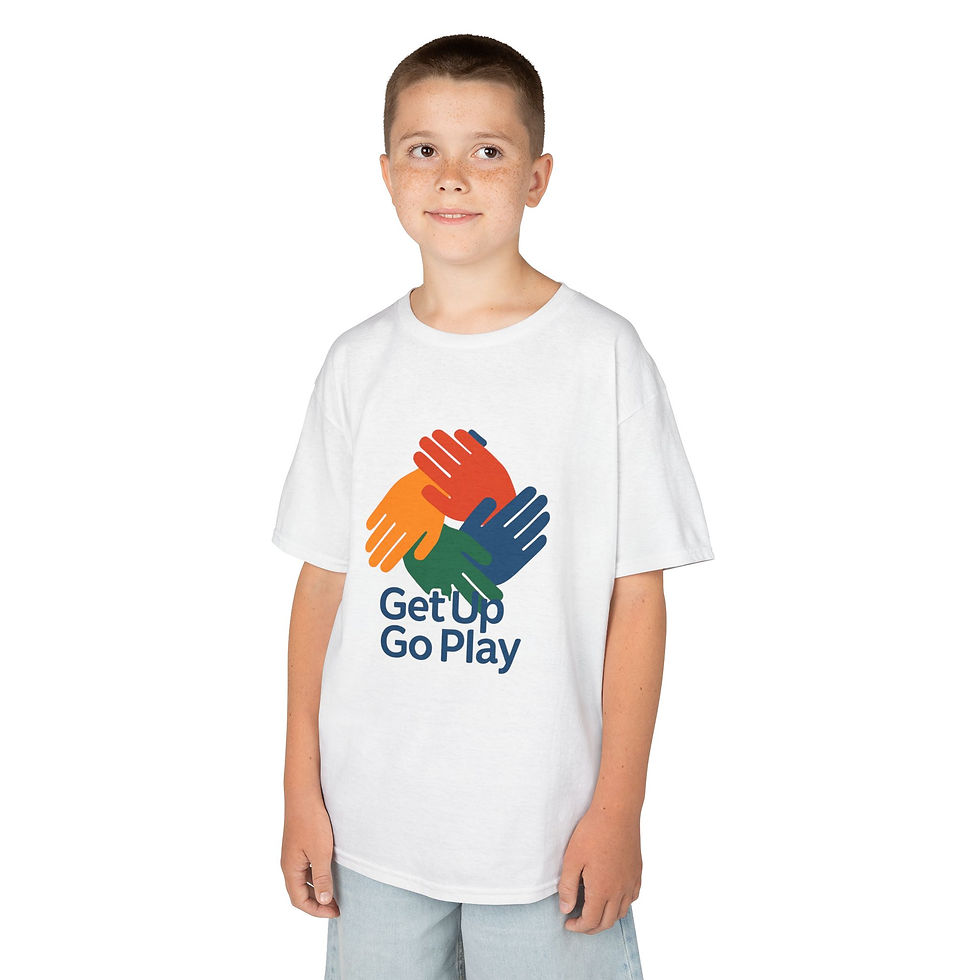 Thumbnail: Hands Together to Play - Children's T-Shirt, Fun Shirt, Summer Outdoor Wear