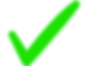green check mark