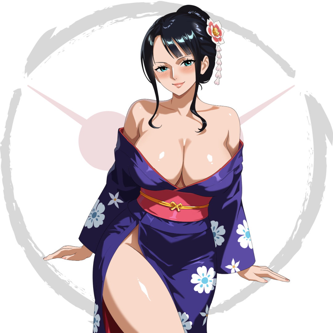 Kimono Nico Robin SFW/NSFW