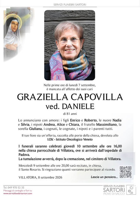 Capovilla Graziella ved. Daniele