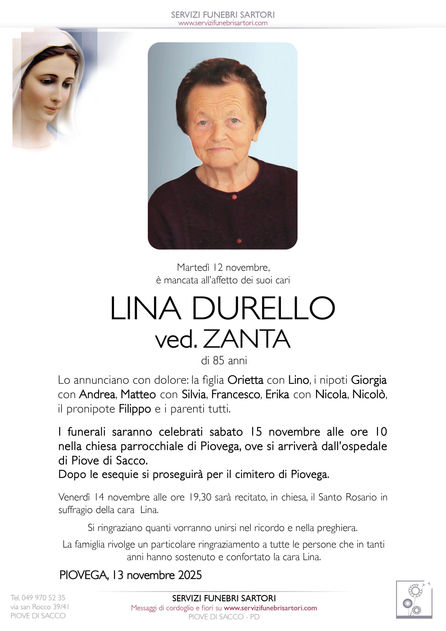 Durello Lina Zanta