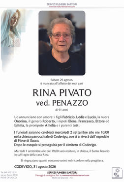 Pivato Rina ved. Penazzo