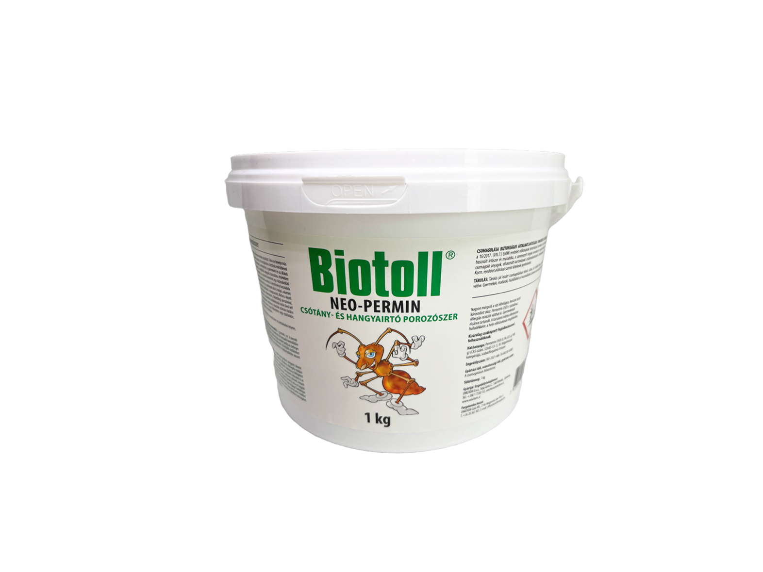 Biotoll Neo-Permin Csótány és hangyairtó porozószer 1 kg