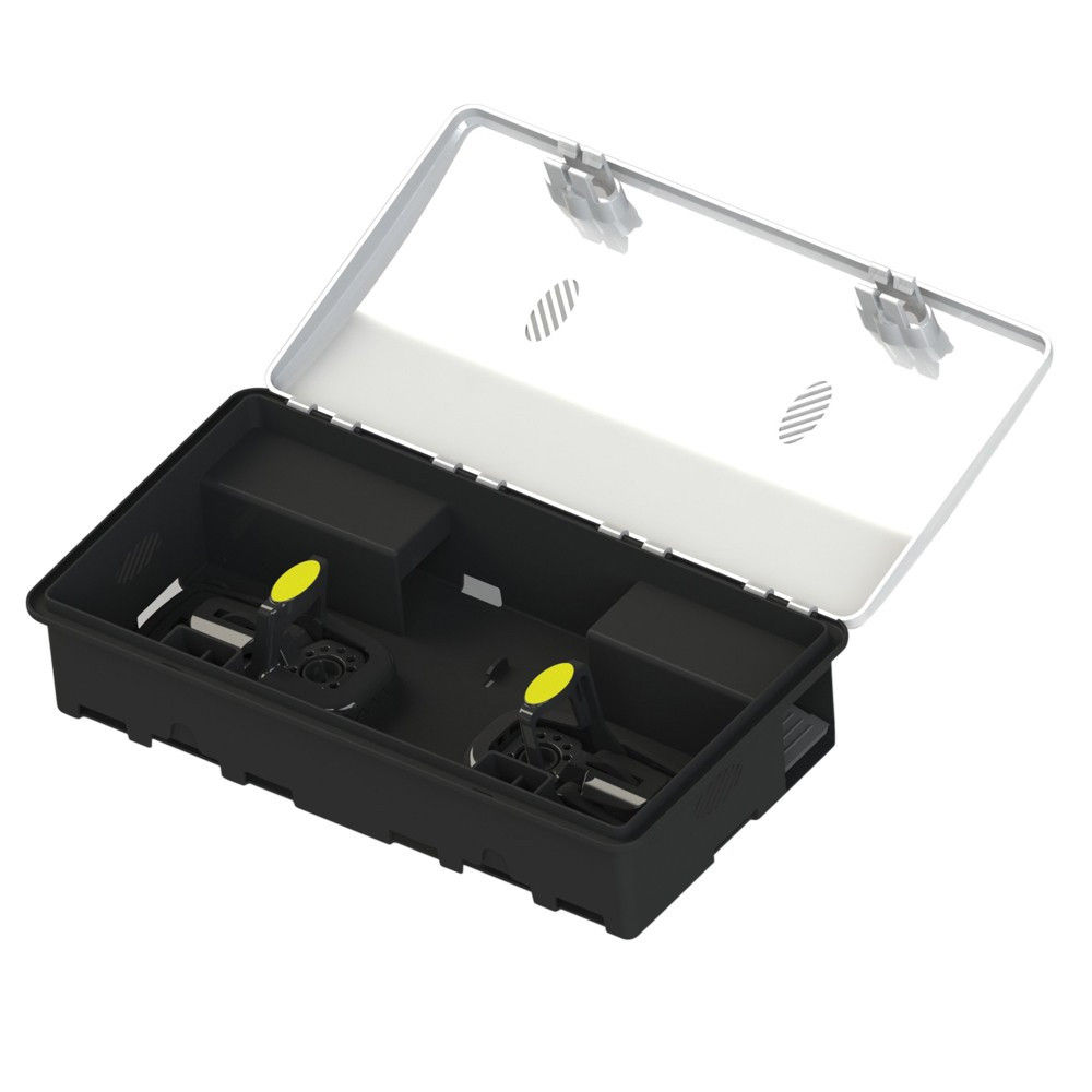 Irtó Trió Átlátszó Kompakt Patkányláda Magasított tetővel