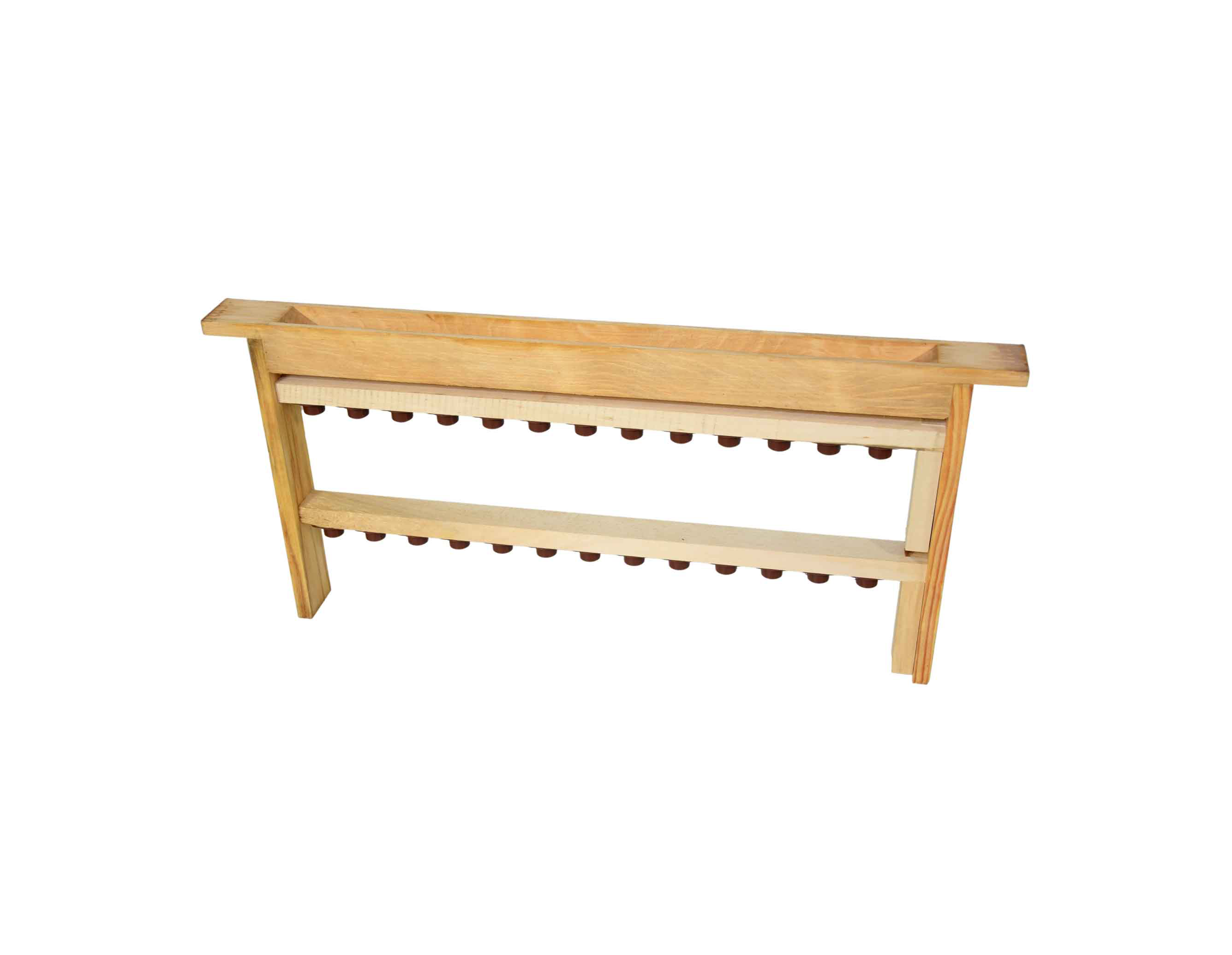 HOBBEE Zuchtrahmen Zander mit Futtertrog und 26 Nicot Systemsockel