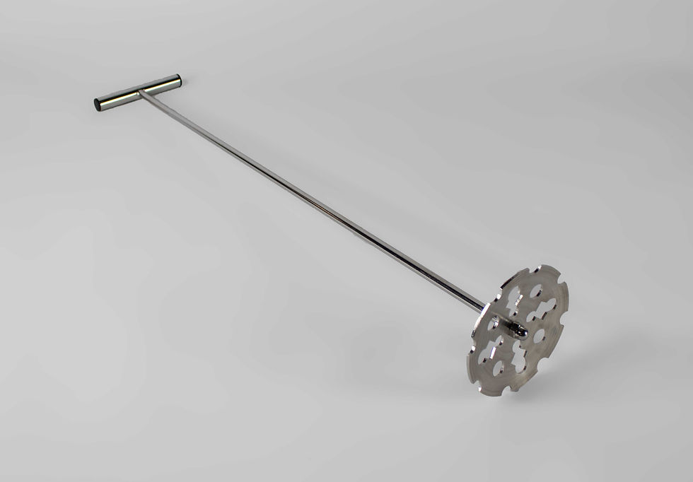 Honigrührer "Auf und Ab" aus Edelstahl