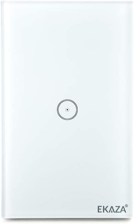 Miniatura: Interruptor Inteligente Wi-Fi 1 Botão, EKAZA, Compatível com Alexa e Google.