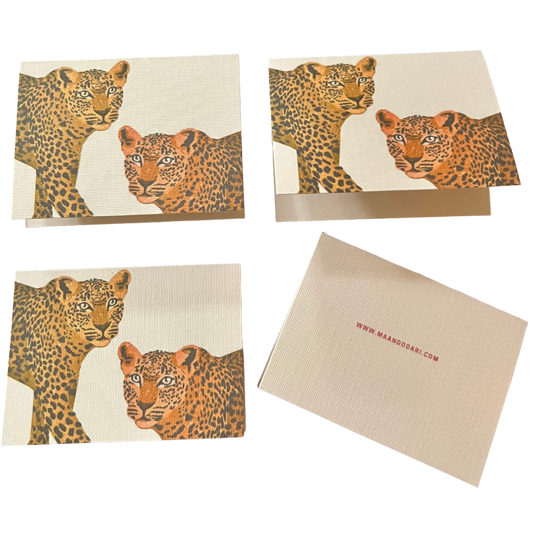 Indian Leopards Gift Tags (Set of 10) by Maandodari