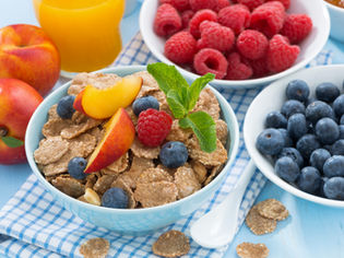 healthy breakfast spread