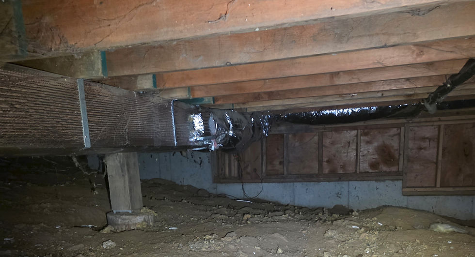 Picture of a crawlsapce