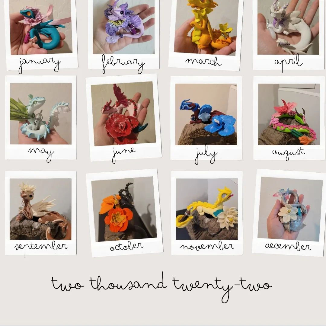 Birth Month Flower Dragons and Snakes