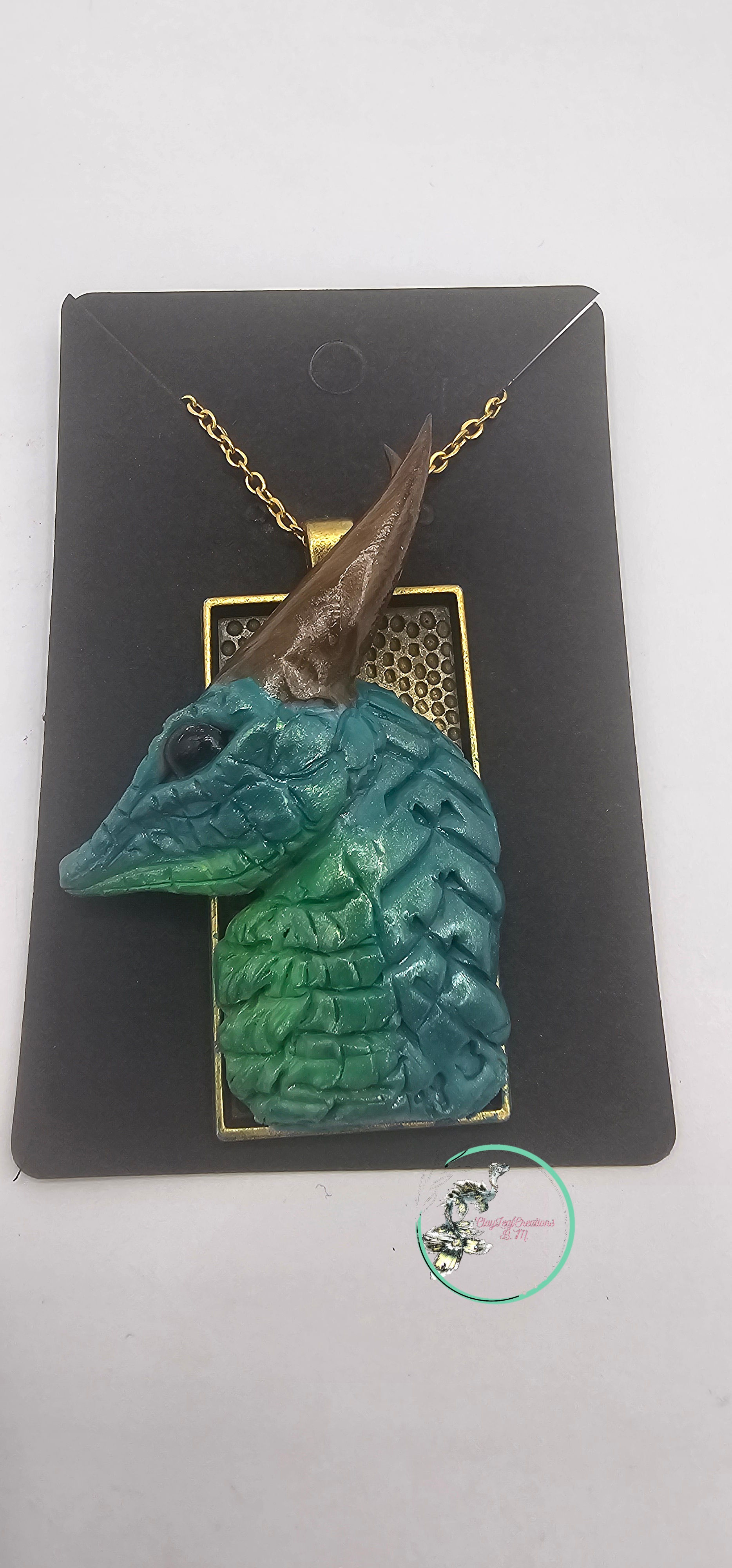 Gator Dragon Head Necklace