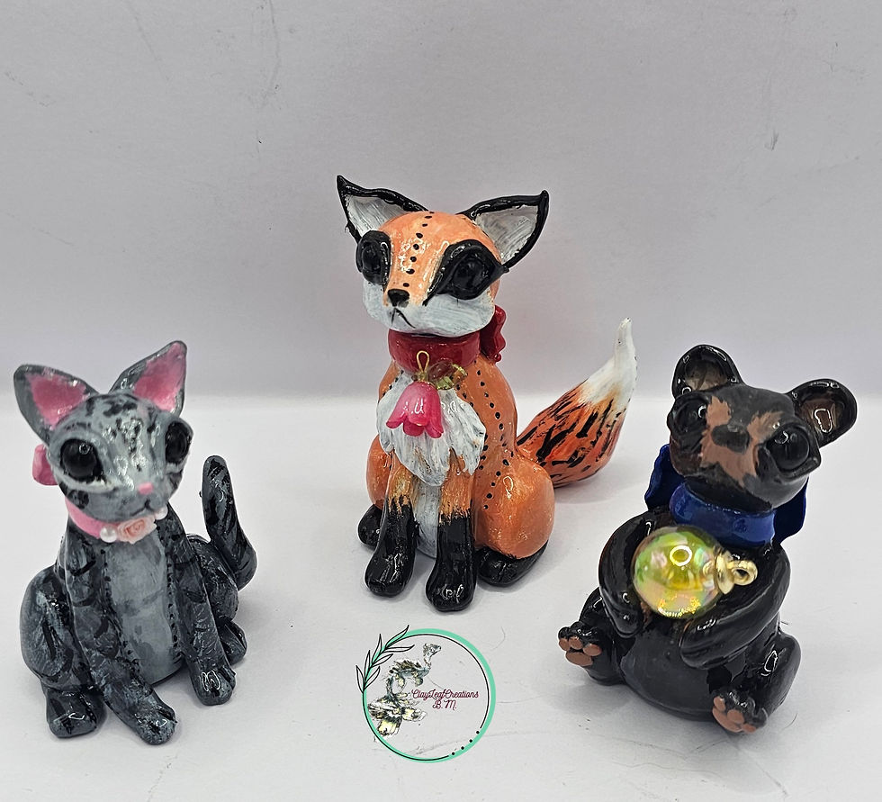 Teddy Plush Figurine