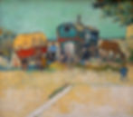 Romani Culture in Fiction Encampment of Gypsies with Caravans Vincent Van Gogh 1888 Public Domain