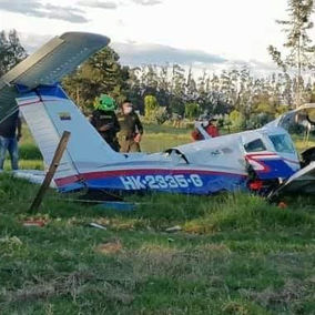 Se cayó una avioneta en el municipio de Ubaté.