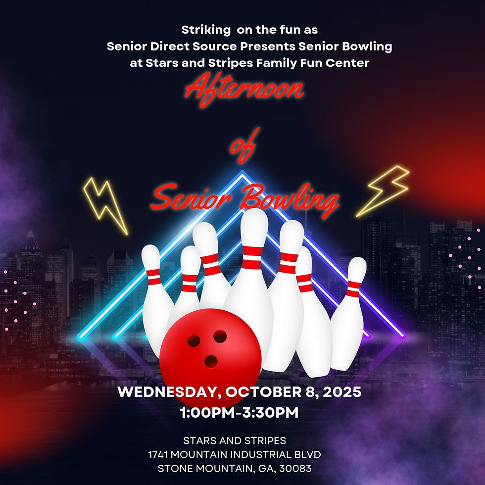 Senior Direct Source Presents afternoon Seniors Bowling