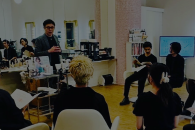 講師による美容室向け無料出張講習