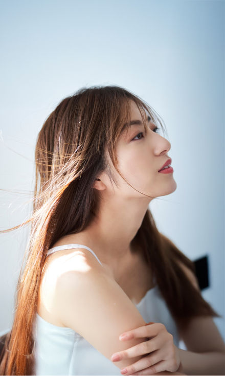 女性モデルのポートレート写真