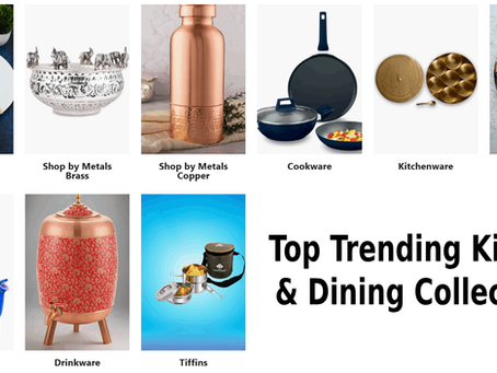 Top Brass & Stylish Kitchen & Dining Collections You Need in Your Home
