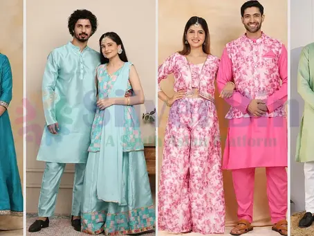 Trendy Couple Kurta Pyjama Outfits for Every Occasion