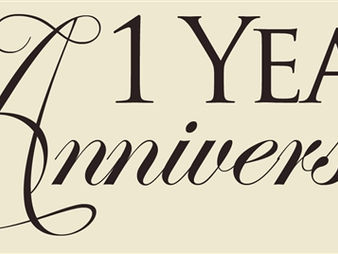 Happy 1st year Anniversary