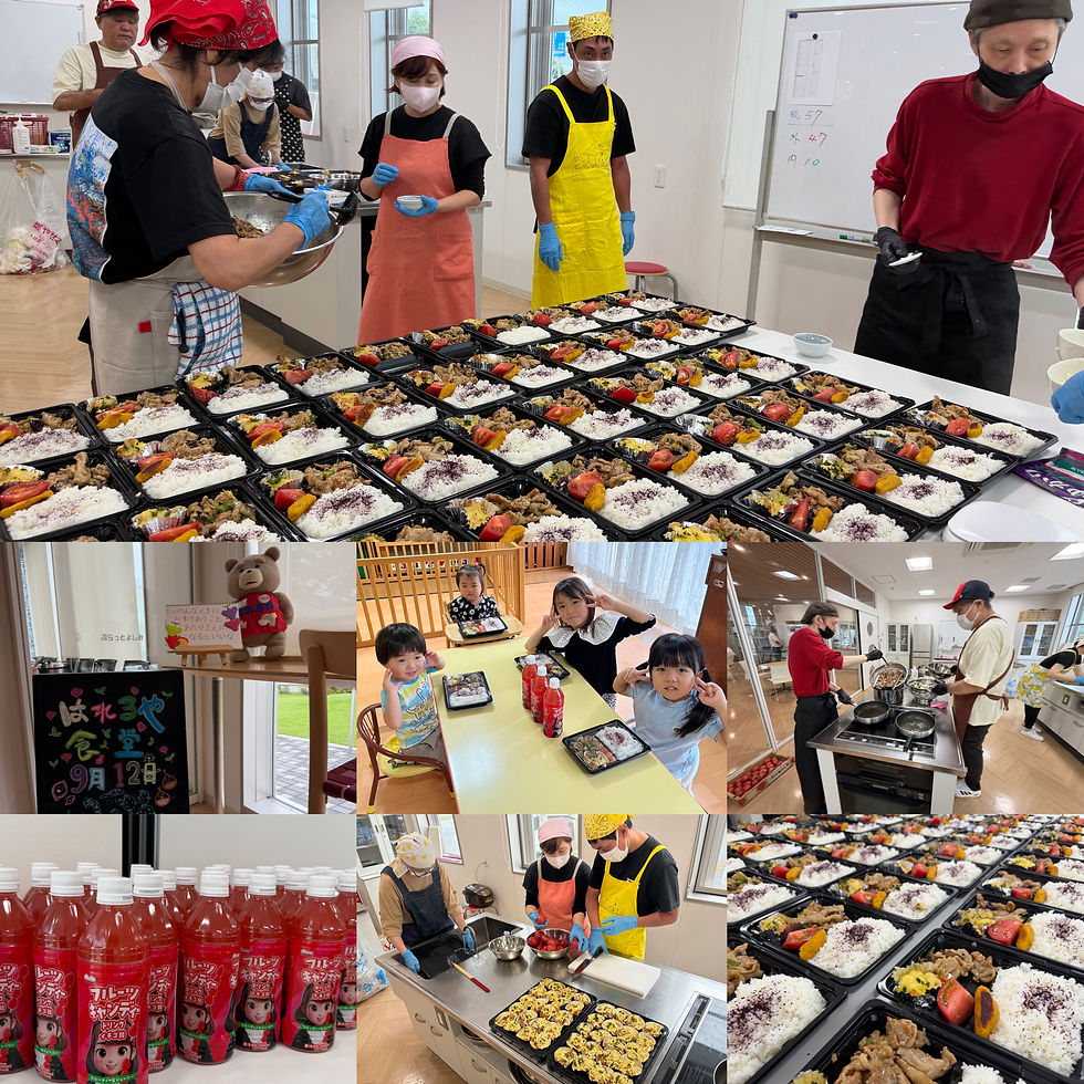 9月12日、はれるや食堂開催