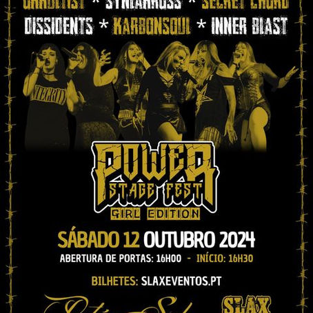 We can't wait to get back to Portugal next October to perform at POWER STAGE FEST - GIRL EDITION