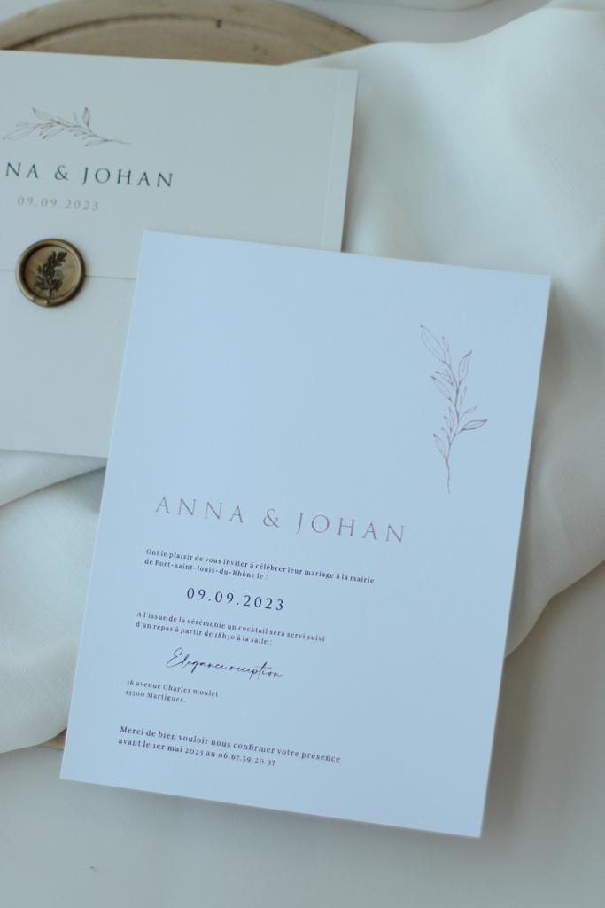 Miniaturbild: Einladungskarte Linavelle