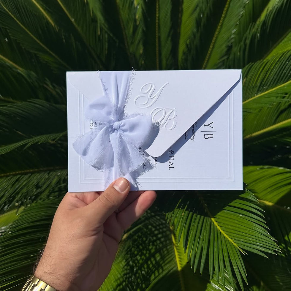 Miniaturbild: Einladungskarte Mono Elegance