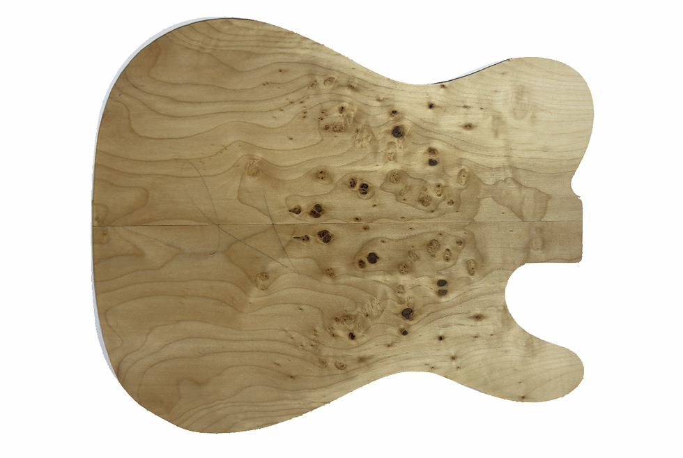 T guitar top maple burr v2