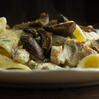 PENNONI in a CREAM & SAGE SAUCE WITH CHICKEN & MUSHROOMS pasta recipe