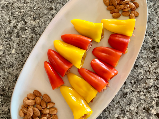 Prosciutto and Gouda Stuffed Bell Peppers