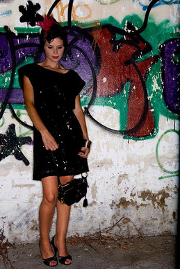 Girl in Evening Dress