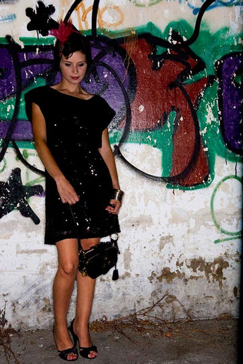 Girl in Evening Dress