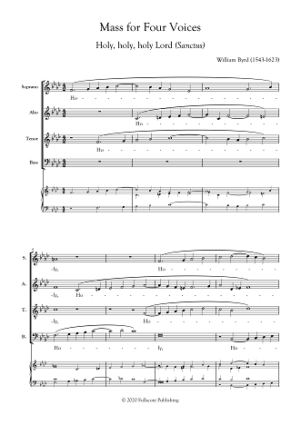 Thumbnail: Mass for Four Voices (English) ~ Byrd - Choral
