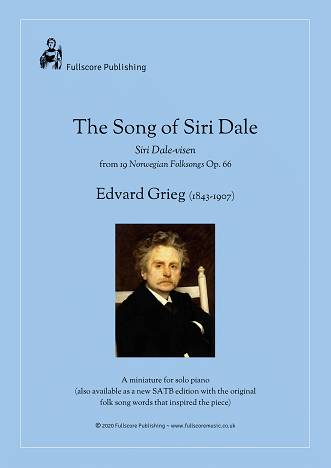 Grieg's The Song of Siri Dale for piano