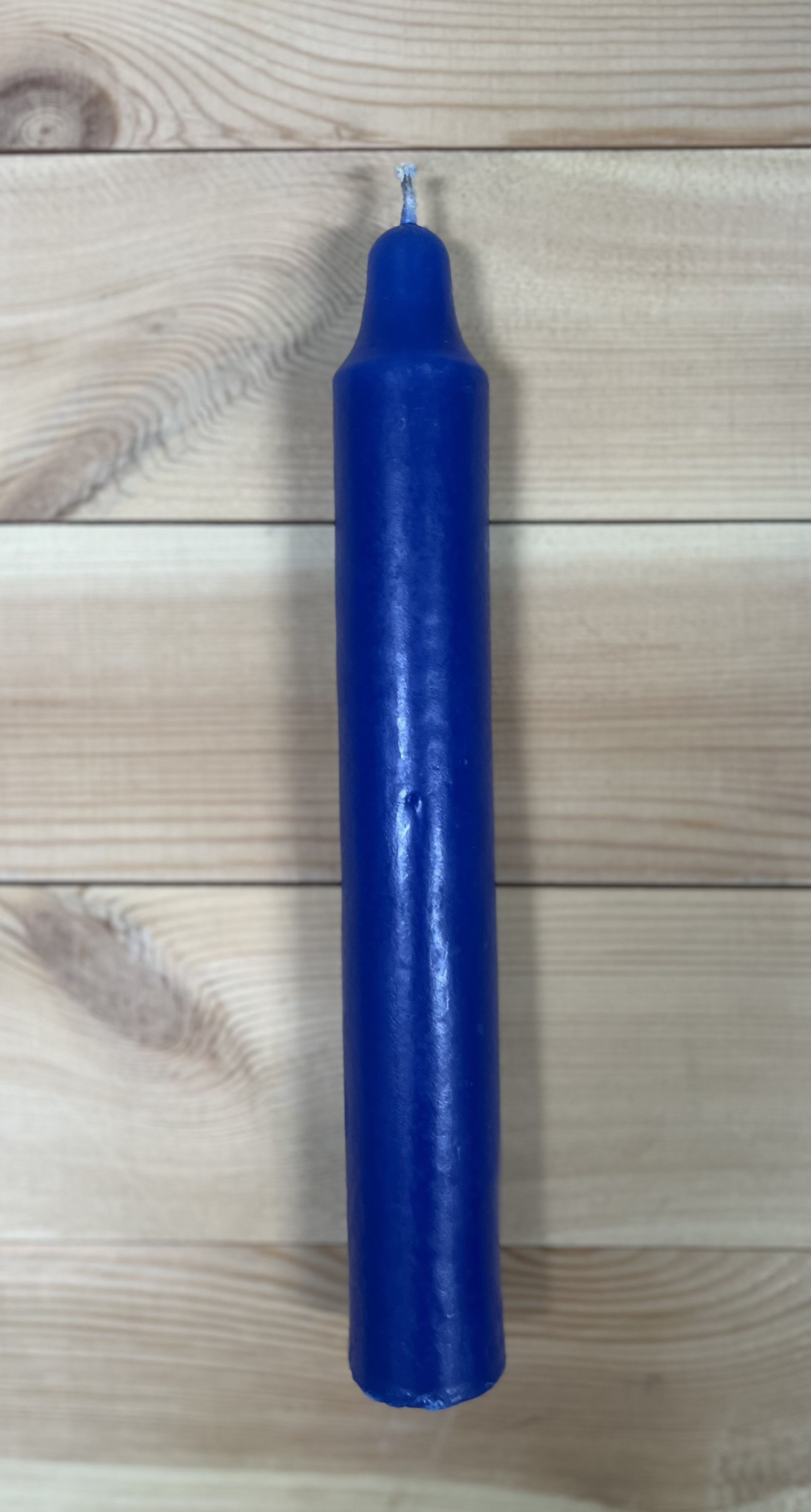 9" Dark Blue Candle