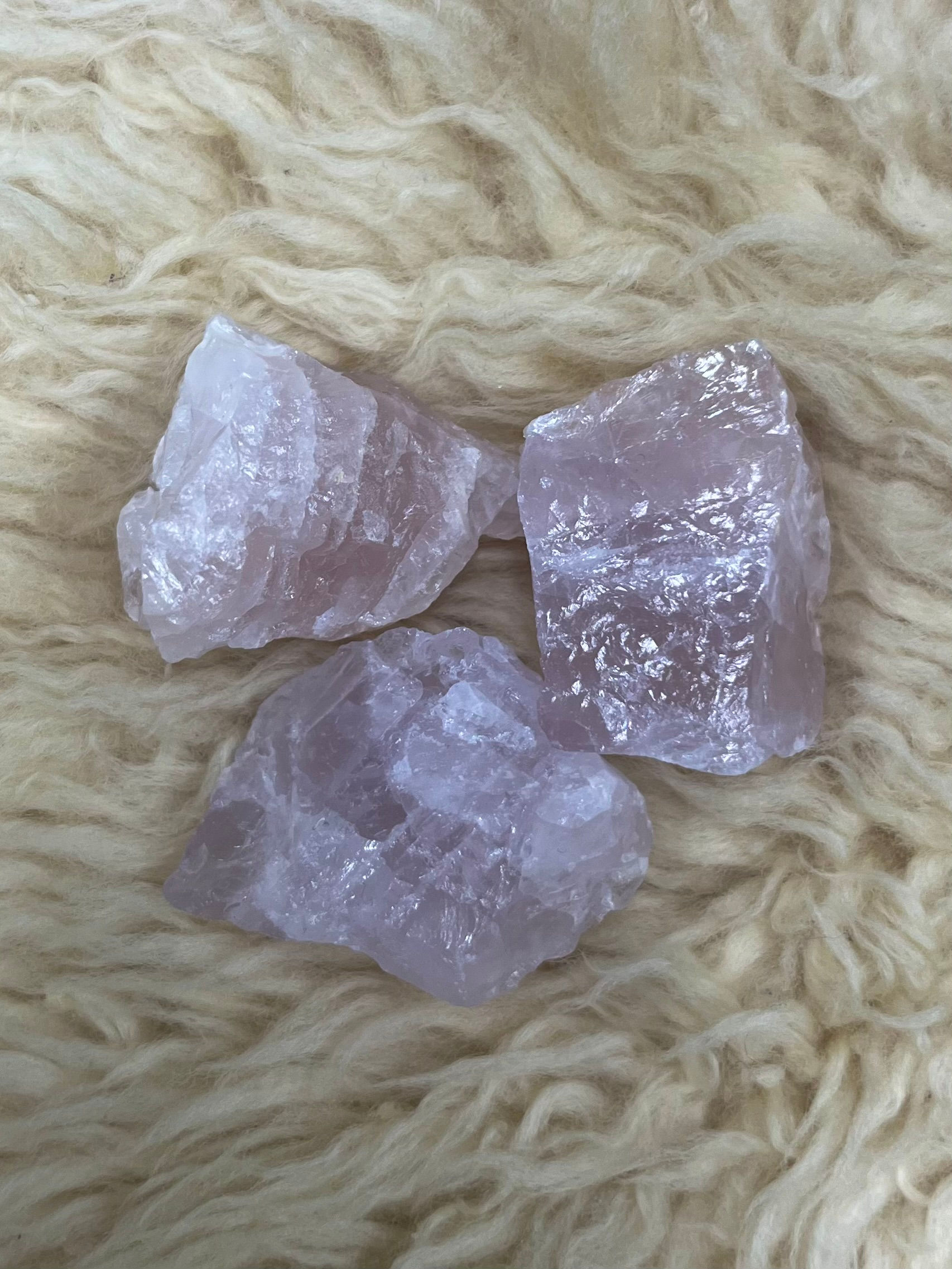 Raw Rose Quartz