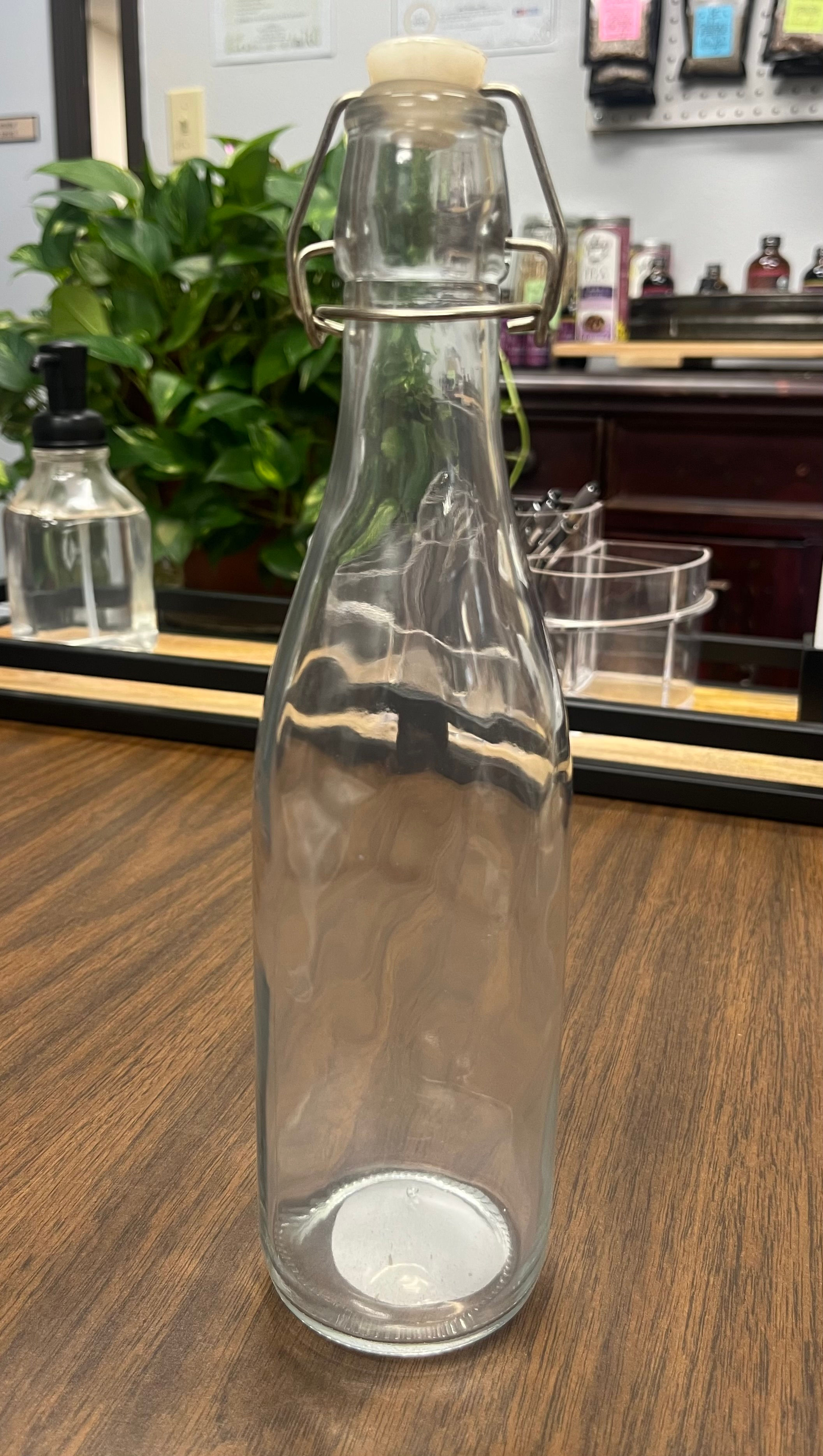 Glass Bottle Flask 1 liter