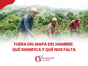 Fuera del mapa del hambre:  qué significa y qué nos falta