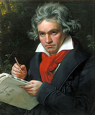Beethoven-composant-la-Missa-Solemnis-par-Joseph-Carl-Stieler-portrait-a-l-huile-1819-ou-1