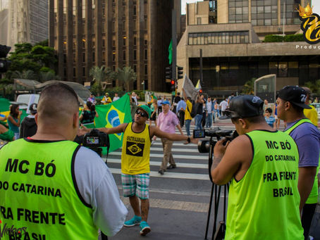 Em meio à protestos na Av Paulista funkeiro lança clipe: “Pátria Amada”