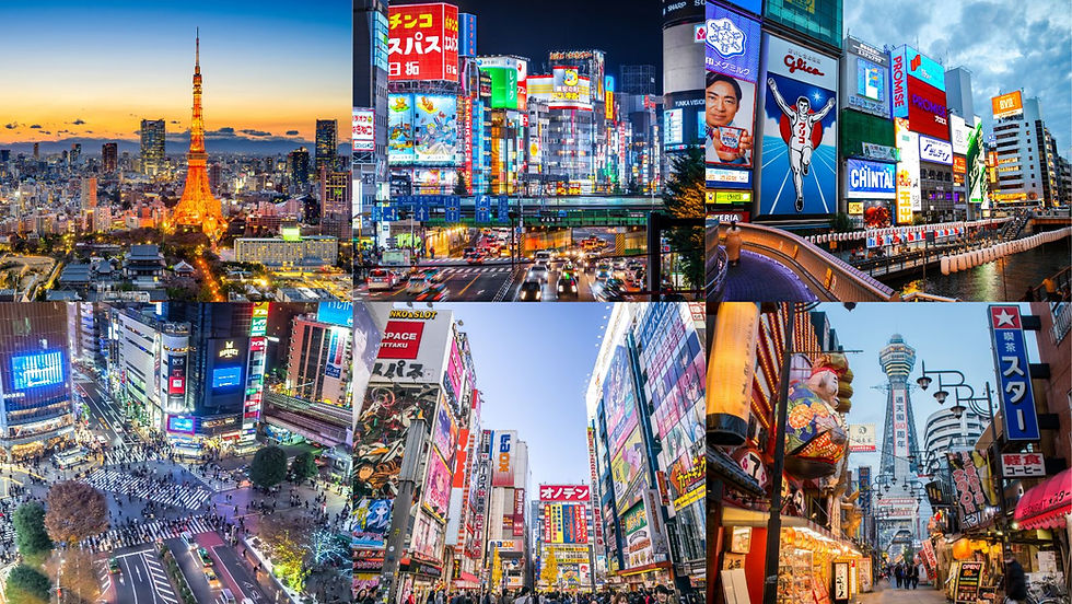 tokyo,osaka sightseeing spot