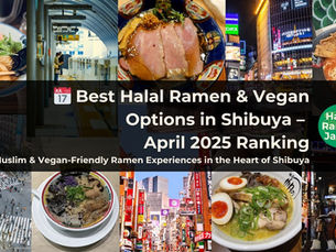 Best Halal Ramen & Vegan Options in Shibuya – April 2025 Ranking