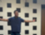 Jarrett rehearsing his monologue in Acting Technique II