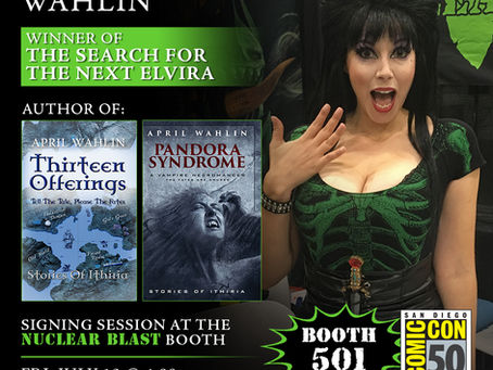 April Wahlin Announces Signing and Panel at San Diego Comic-Con 2019