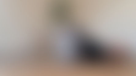 Woman in reclined yoga pose